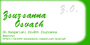zsuzsanna osvath business card